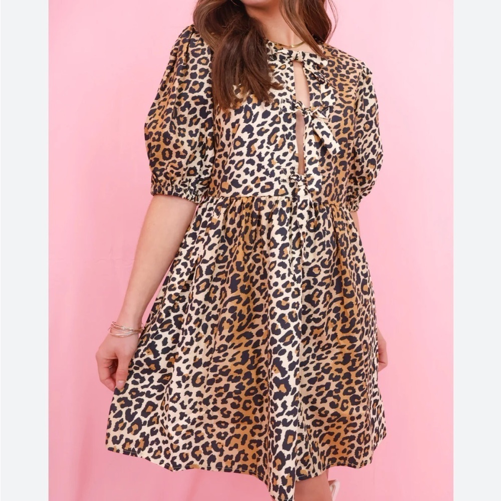 Ina Leopard Print Casual Dress